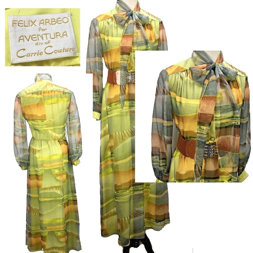 Vintage Felix Arbeo Aventura Gown